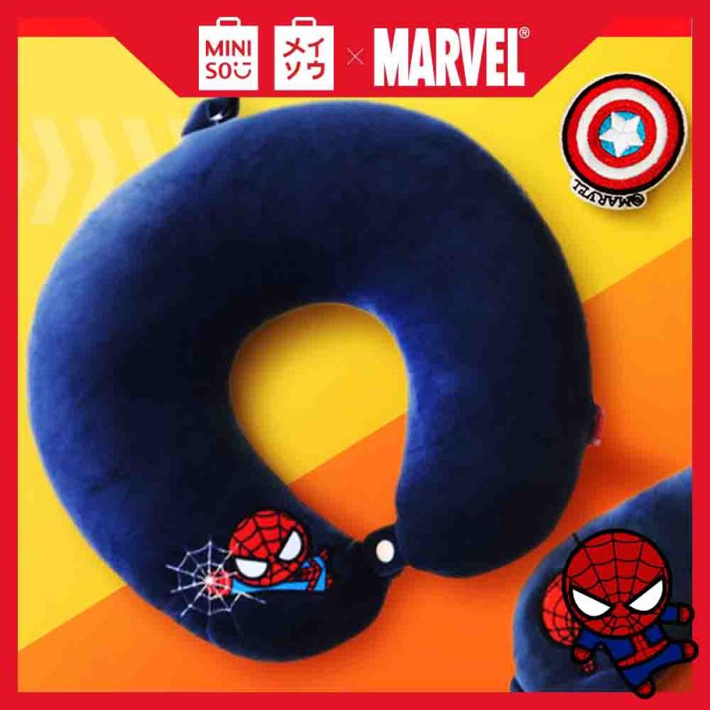 Marvel Bộ Gối Kê Cổ + Bịt Mắt Hình Chữ U Tiện Dụng Khi Đi Du Lịch