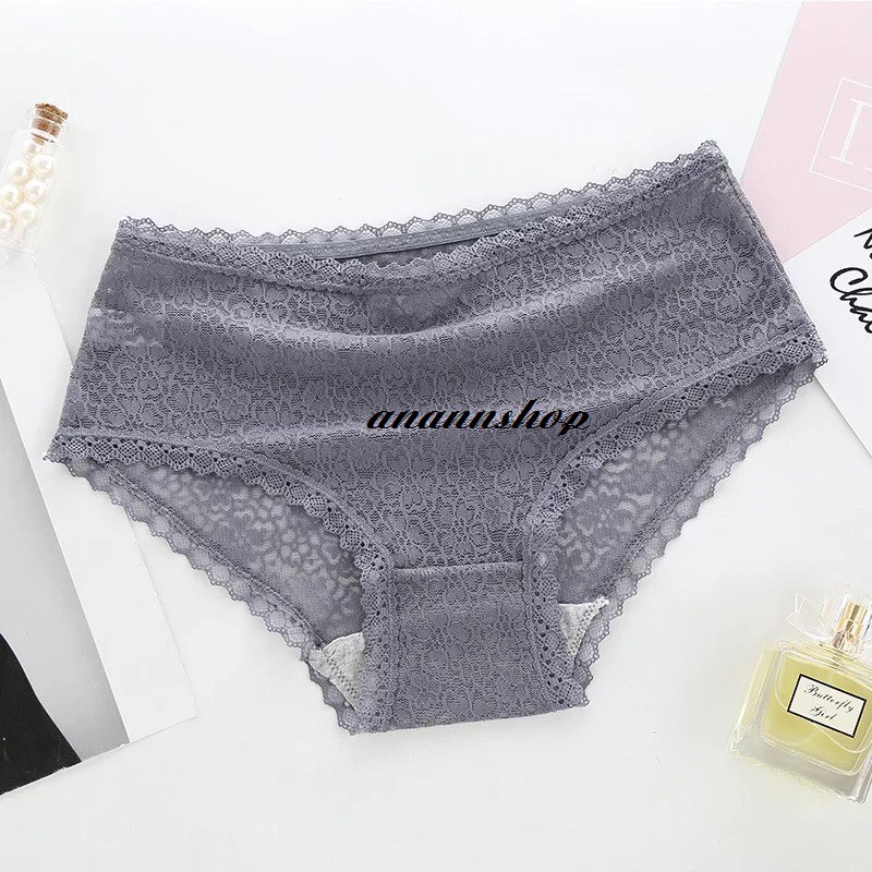 ( Anannshop ) Quần lót ren hoa xinh xắn thiết kế viền ren gợi cảm | BigBuy360 - bigbuy360.vn