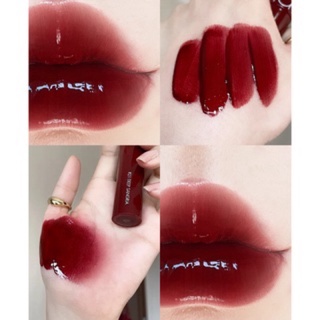 Son tint bóng romand màu 21 đỏ lựu , son romand juicy lasting tint #21 deep sangria