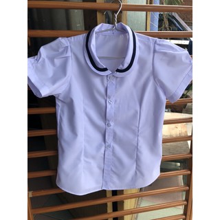 Áo cổ sen học sinh