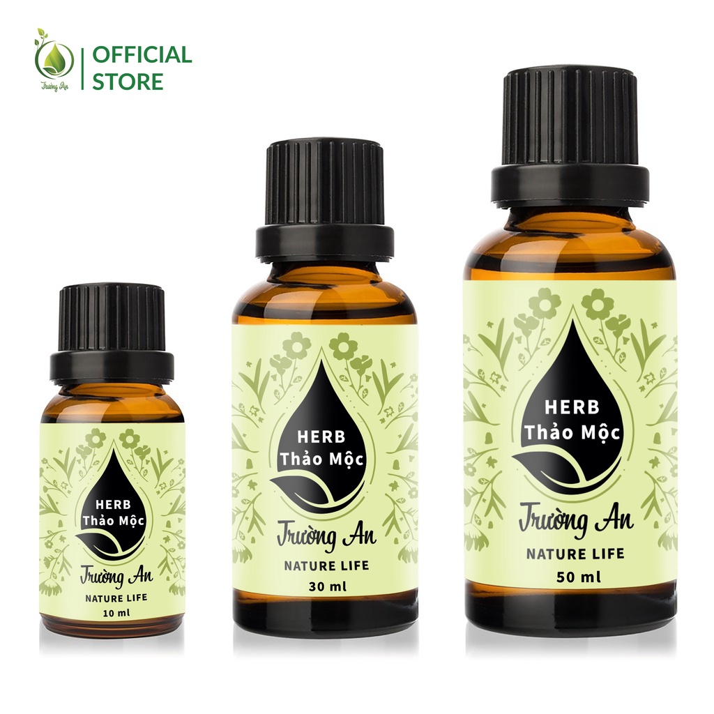 Tinh dầu Thảo Mộc Herb  Trường An Essential Oil, Cao Cấp Nhập Khẩu, Thiên Nhiên Nguyên Chất Xông Phòng, 10ml/30ml/50ml