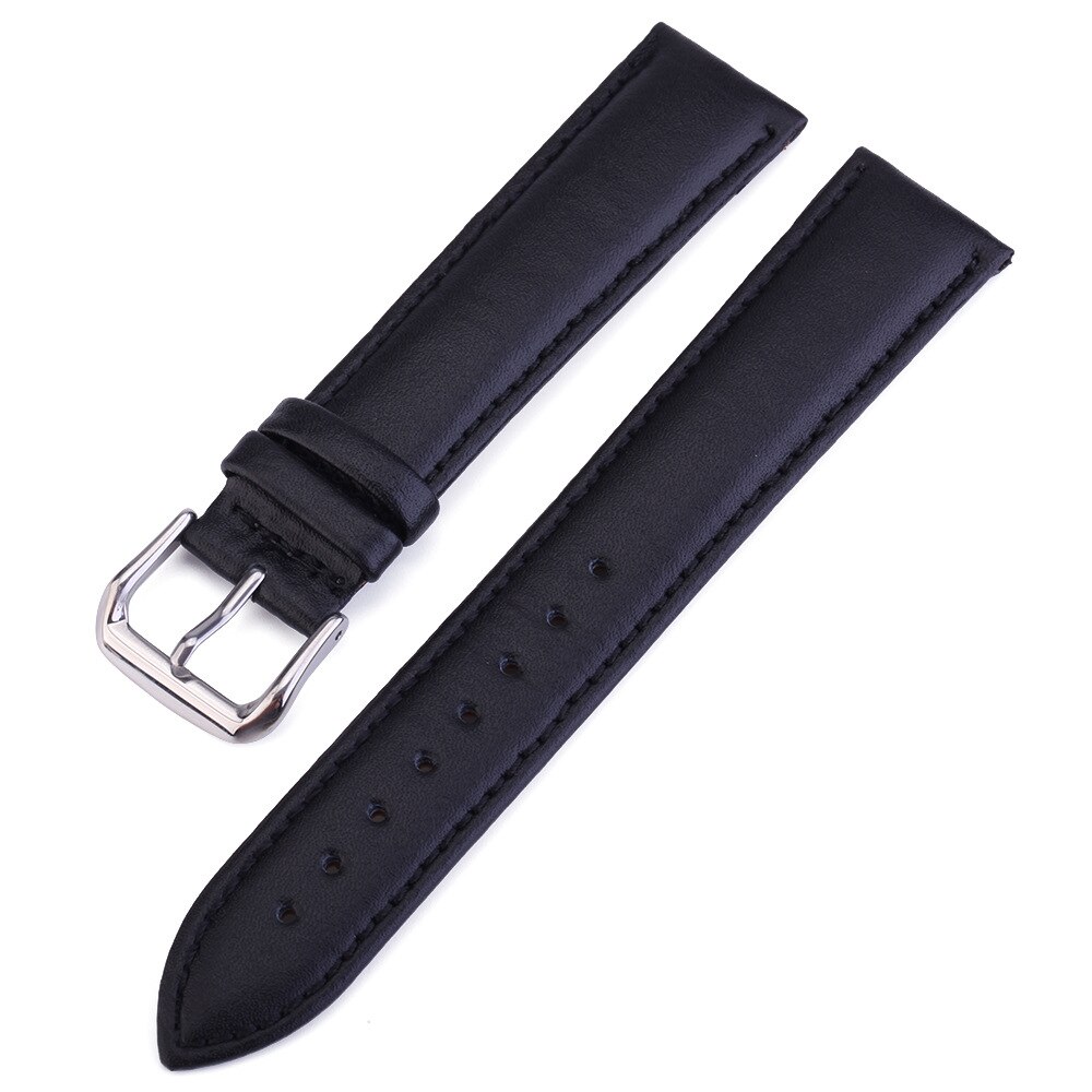 Dây đeo đồng hồ chất liệu da thật 12mm - 24mm