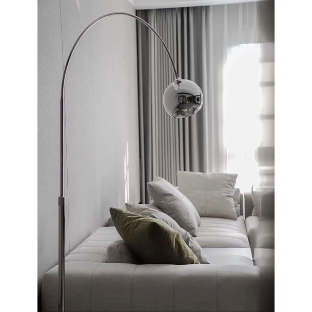 Đèn sàn sang trọng kiểu Ý ánh bạc Cake Droplight phong cách Bắc Âu