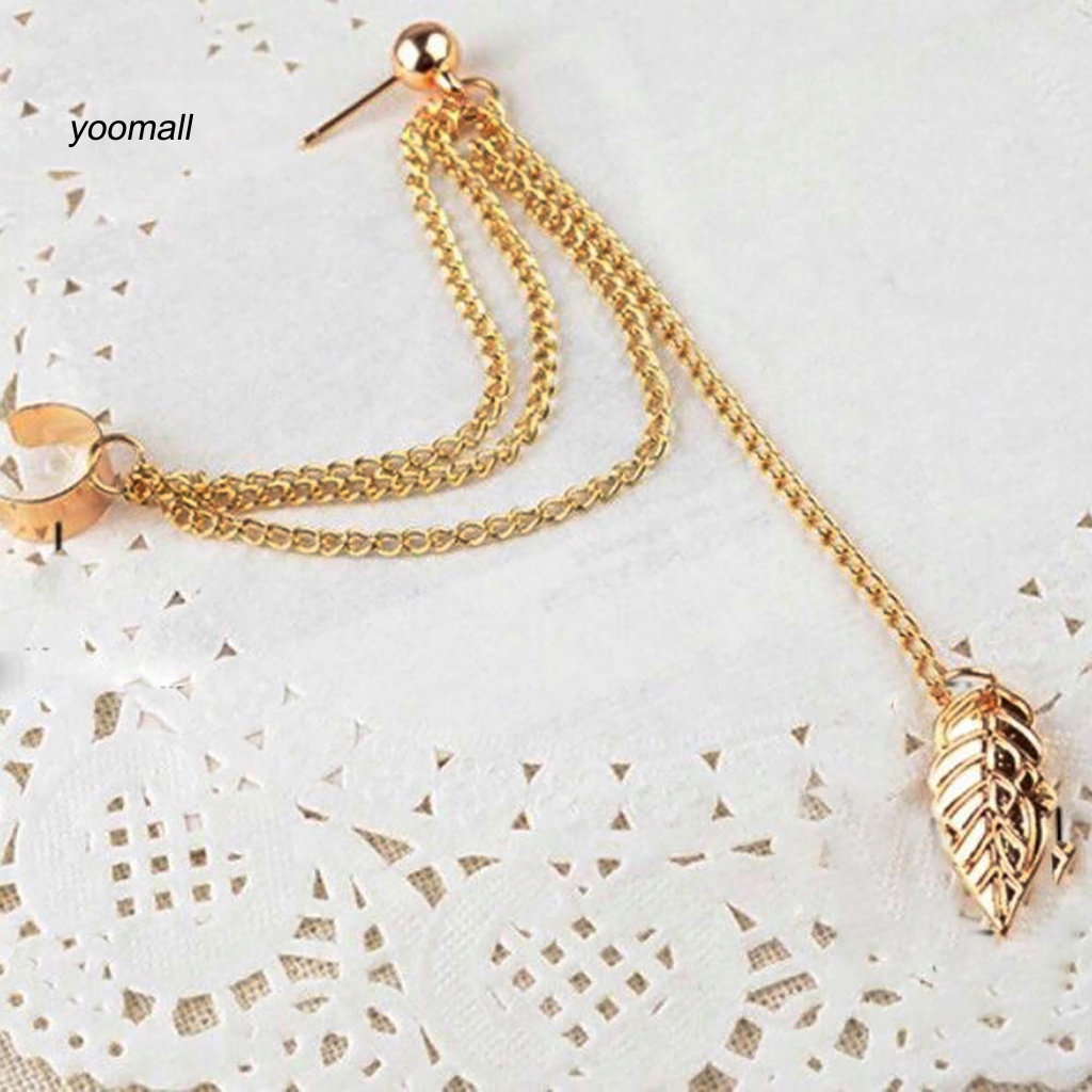 Bông Tai Hình Chiếc Lá Thời Trang Dành Cho Nữ