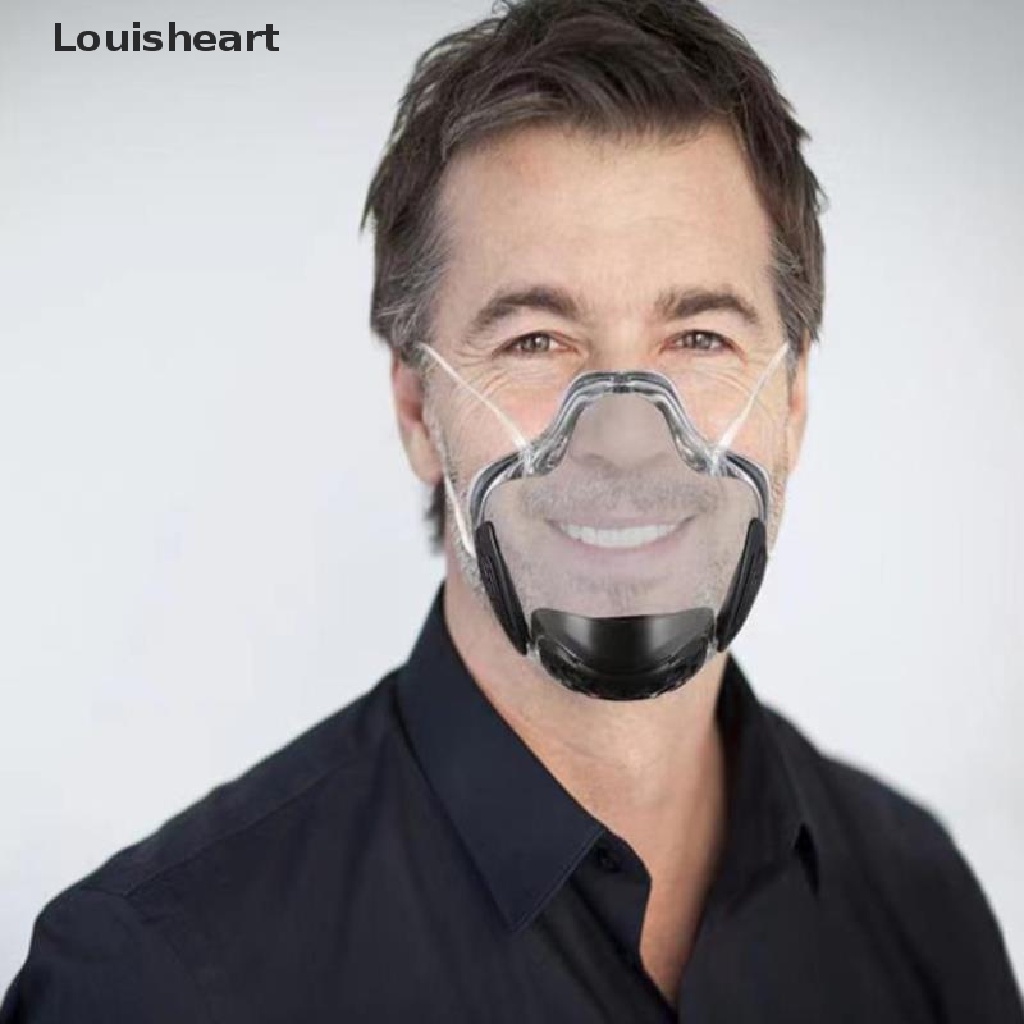 Mặt Nạ Louisheart Trong Suốt Kèm Màng Lọc Không Sương Mù Có Thể Tái Sử Dụng