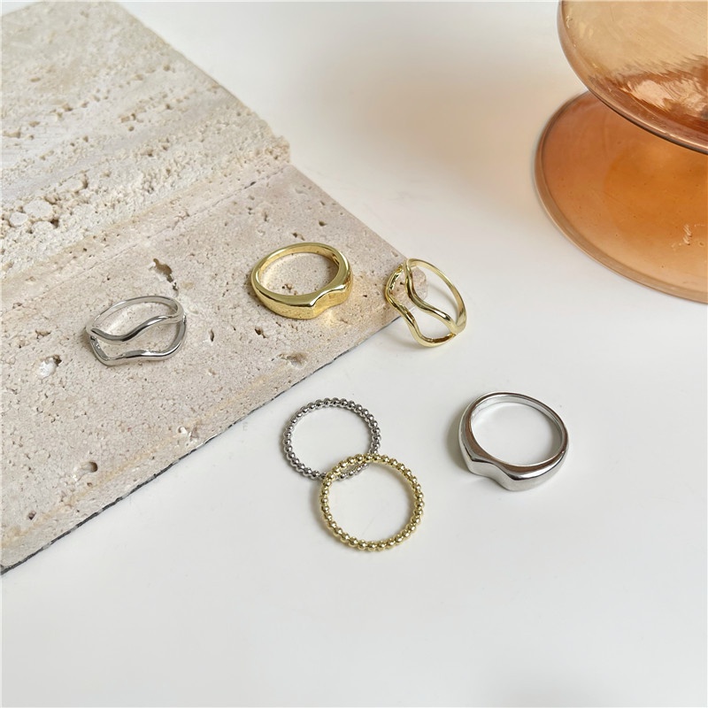 Set ba nhẫn thời trang sang trọng 2021