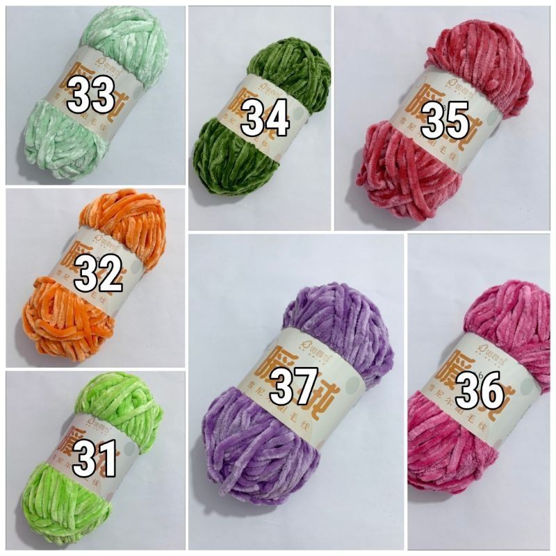 Len nhung Chenille 6mm