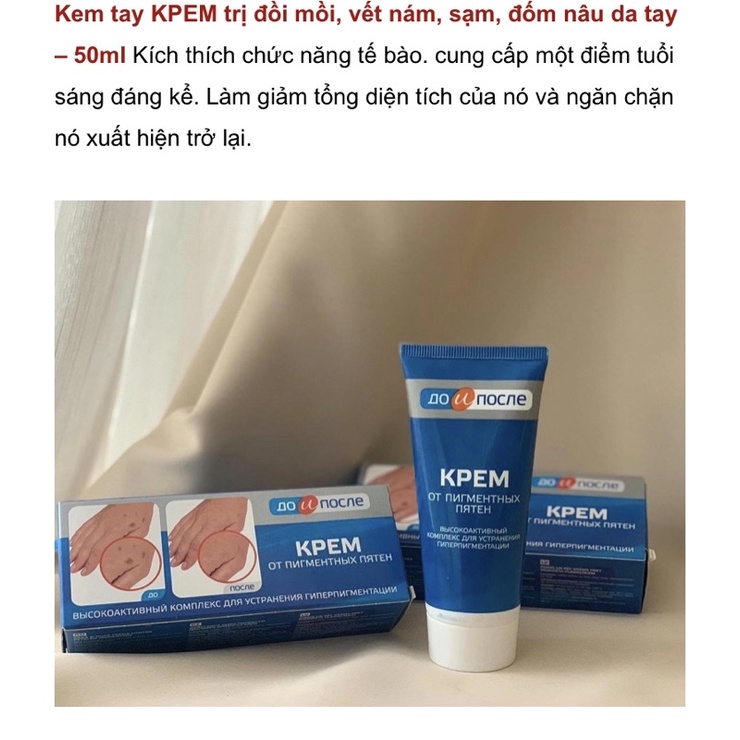 Kem tay đồi mồi kpem nga