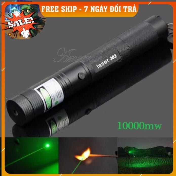 Đèn laze, đèn laser tia xanh chiếu xa tiện lơi cho giám sát công trình, thuyết trình silde