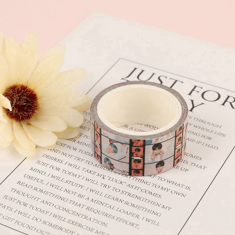 Cuộn băng keo washi hình nhóm nhạc Bts