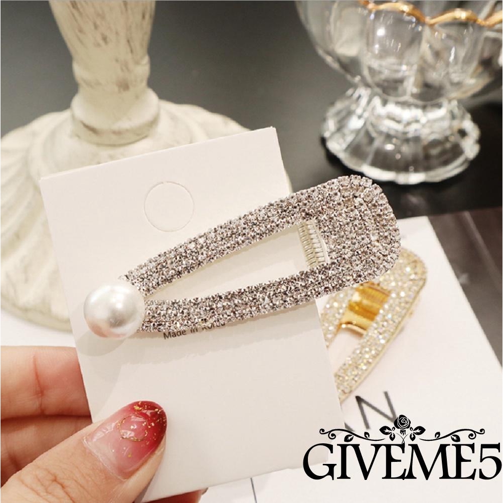 Kẹp tóc đính đá thời trang cho nữ