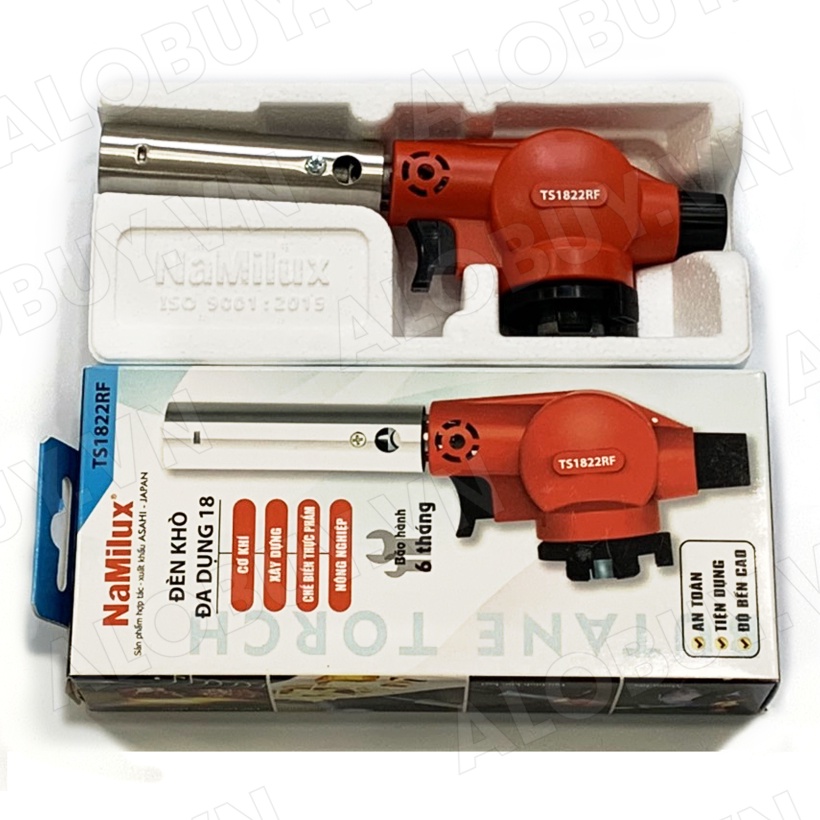 Đèn khò gas NAMILUX TS1822RF - [ HỎA TỐC ] - Đèn khè ga ECO 18 Công suất cao 1.8 kW - Hàng Chính Hãng