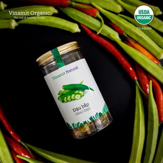 Đậu bắp Sấy Vinamit 40g Snack Healthy Giòn Tan