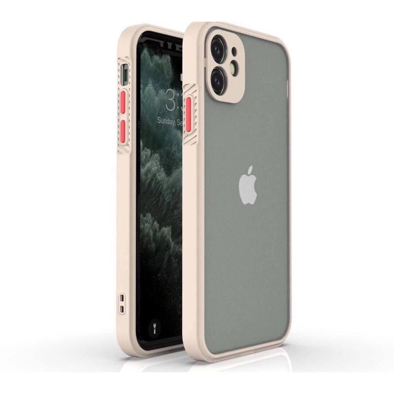 ỐP Nhám ✌Viền Vuông Giả IPhone 12  ❌Mã : 7 / 7P / X / Xmax / 11 (6.1) / 11 (6.5) | BigBuy360 - bigbuy360.vn