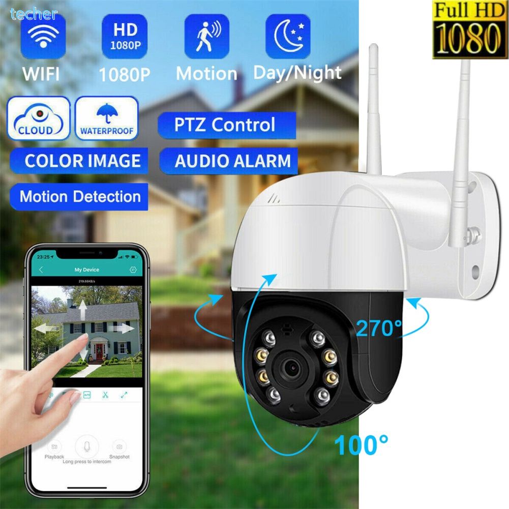 3MP PTZ Wifi IP Camera Ngoài Trời 4X Zoom Kỹ Thuật Số AI Con Người Phát Hiện Camera Không Dây H.265 P2P Âm Thanh 2MP 1080P an ninh CCTV Máy Ảnh *