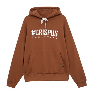 Áo hoodie basic nâu cam
