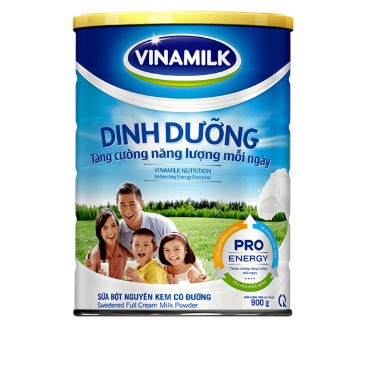 SỮA BỘT NGUYÊN KEM CÓ ĐƯỜNG VINAMILK DINH DƯỠNG - HT 900GR HSD 11/2022