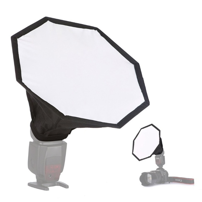 Hộp Khuếch Tán Mini Chống Trượt Cho Đèn Flash Máy Ảnh