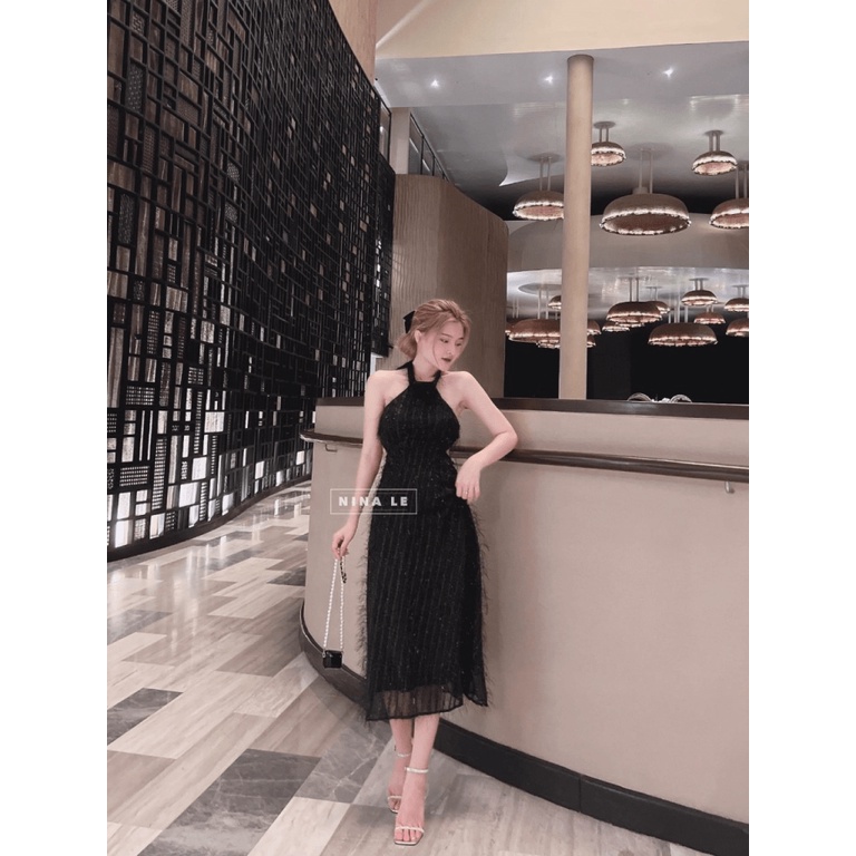 Đầm Lông Vũ 2 Lớp Siêu HOT