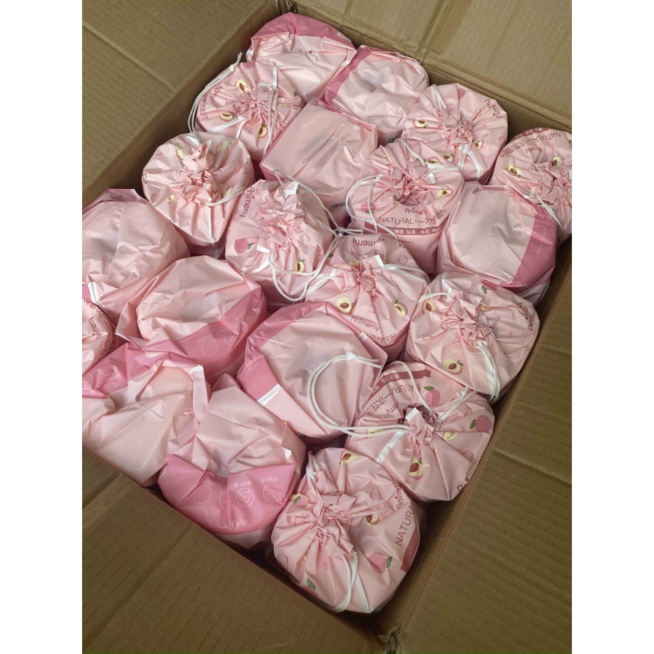 Khăn lau mặt khô tẩy trang đa năng YAGOONA cotton cao cấp YGN01 ( khăn tẩy trang túi hồng )