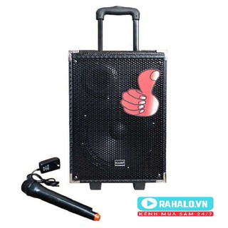 LOA KÉO KARAOKE DI ĐỘNG ZSQ8 KÈM MIC KHÔNG DÂY RAHALO SHOP