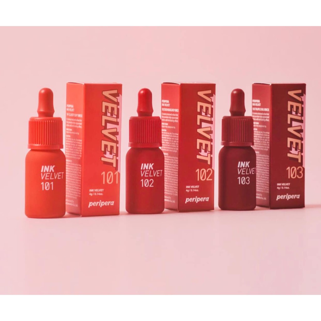 Son kem lì Peripera Ink Vel.vet Tint màu mới 101,102, 103 chất son lì bám lâu, mềm mịn môi- CSTOREVN | BigBuy360 - bigbuy360.vn