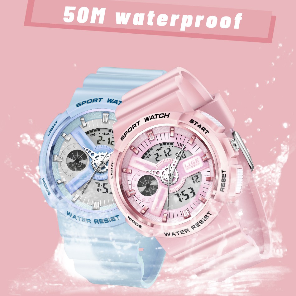 Đồng Hồ Thể Thao Điện Tử Dây Silicon Chống Thấm Nước Cho Bé | BigBuy360 - bigbuy360.vn
