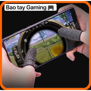 Bao tay cảm ứng chơi game 2 ngón chống mồ hôi, thoái hơi - Chuyên cho GAMER pubg, liên quân mobile
