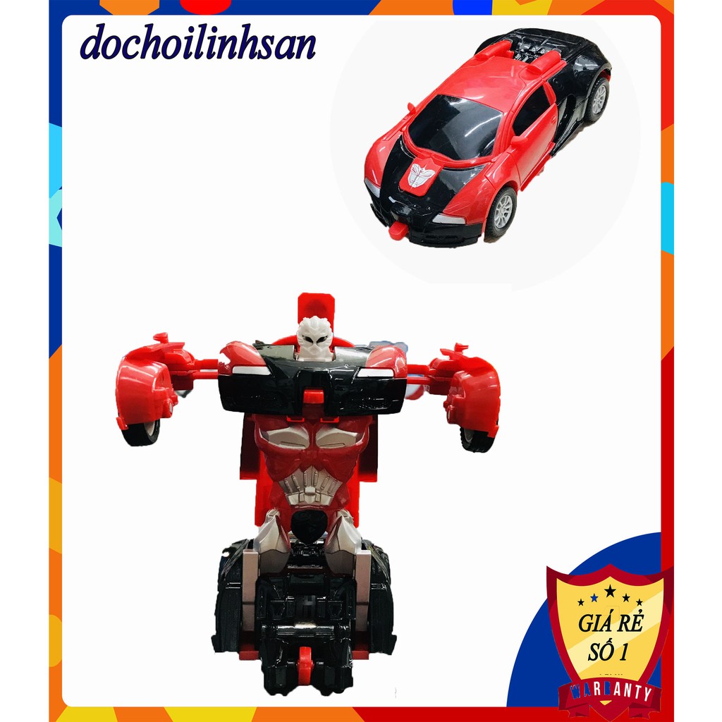 HỘP XE Ô TÔ BIẾN HÌNH ROBOT SIÊU NHÂN 2 trong 1
