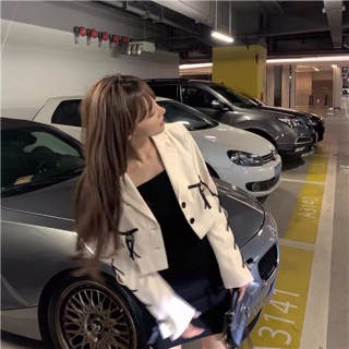 Áo blazer croptop đan dây Ulzzang ❤️