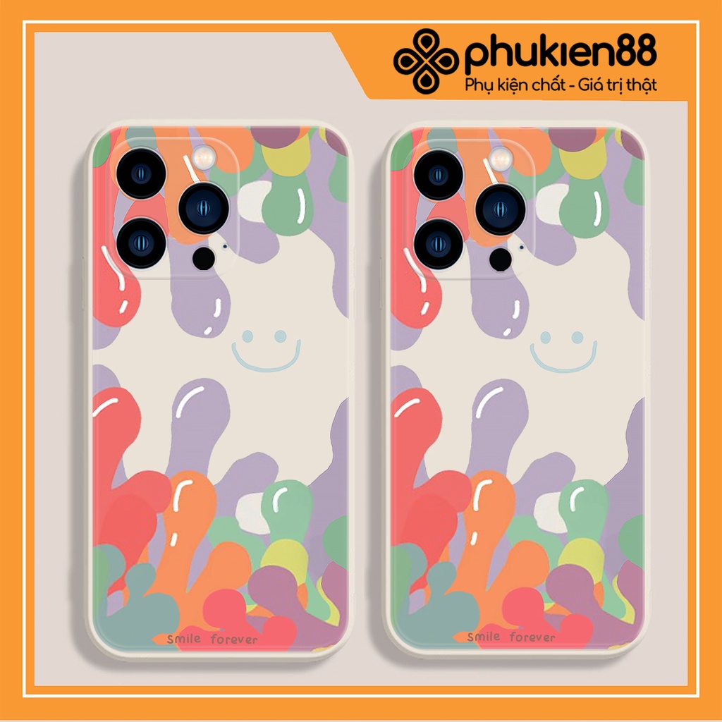 Ốp lưng ip Fill bóng cạnh vuông 6/6plus/6s/6splus/7/7plus/8/8plus/x/xr/xs/11/12/13/pro/max/plus/promax