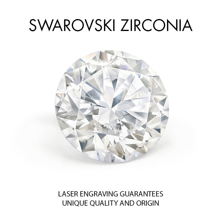 Kim Cương Nhân Tạo SWAROVSKI GEM 2LY -8.1LY MÀU TRẮNG