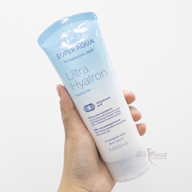 Gel Tẩy Tế Bào Chết Làm Sáng Mịn Da Missha Super Aqua Ultra Hyalron Peeling Gel 100ml