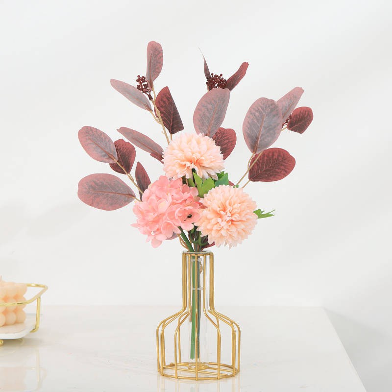Bắc Âu phong cách hoa giả mô phỏng hoa hoa hoa hoa cắm hoa phòng khách nhồi trà bàn bàn hoa trang trí bó hoa bàn