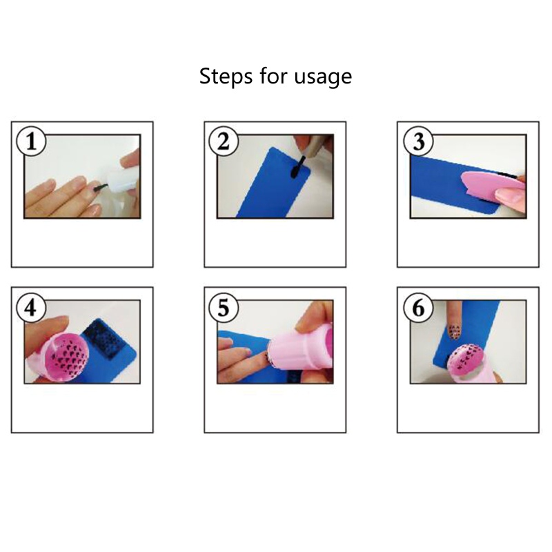 Bộ Dụng Cụ In Hình Móng Tay Nghệ Thuật Bằng Silicone 2.7cm