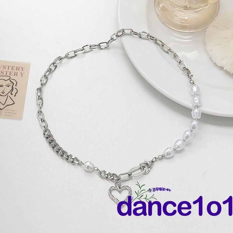 Vòng cổ hợp kim mặt hình trái tim thời trang cho nữ