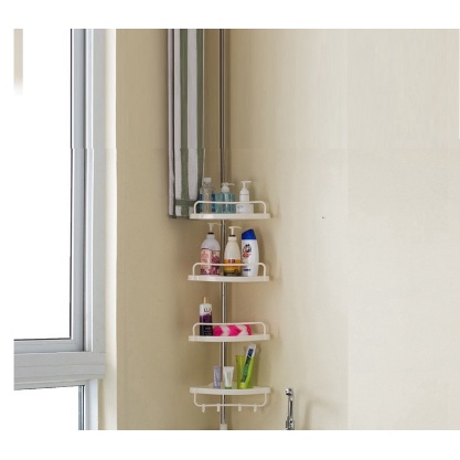 Kệ góc rút 5 tầng để đồ nhà tắm điều chỉnh độ dài tuỳ ý sang trọng hiện đại