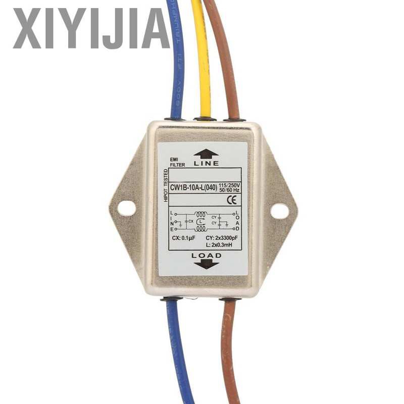 Bộ lọc nguồn cw1b-10a-l  125 / 250v 50 60hz