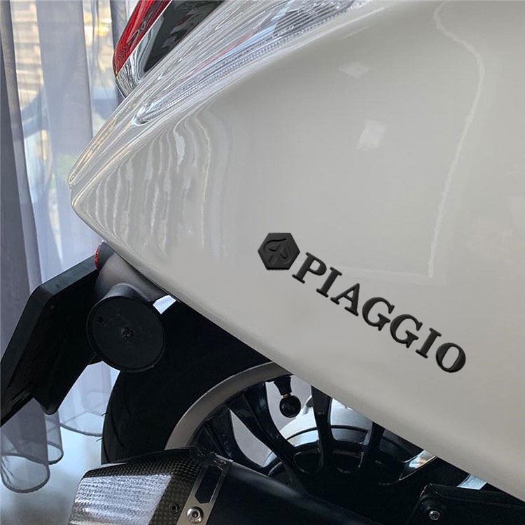 3D PIAGGIO Biểu tượng Nhãn dán Xe máy Thân hình Khung xe Không thấm nước đề can Phụ kiện xe máy