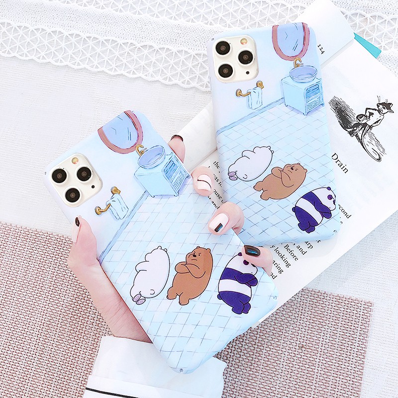 Ốp lưng iphone Gấu dỗi hờn sơn dầu cứng 5/5s/6/6plus/6s/6splus/7/7plus/8/8plus/x/xr/xs/11/12/pro/max/plus/promax | BigBuy360 - bigbuy360.vn
