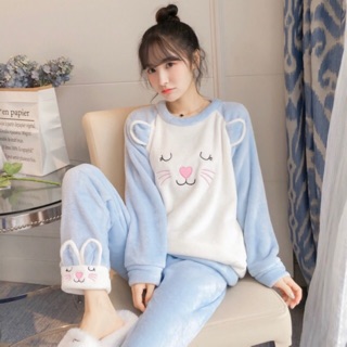 Bộ ngủ bông kute hàng Qc 💋 cao cấp 💋 ảnh thật
