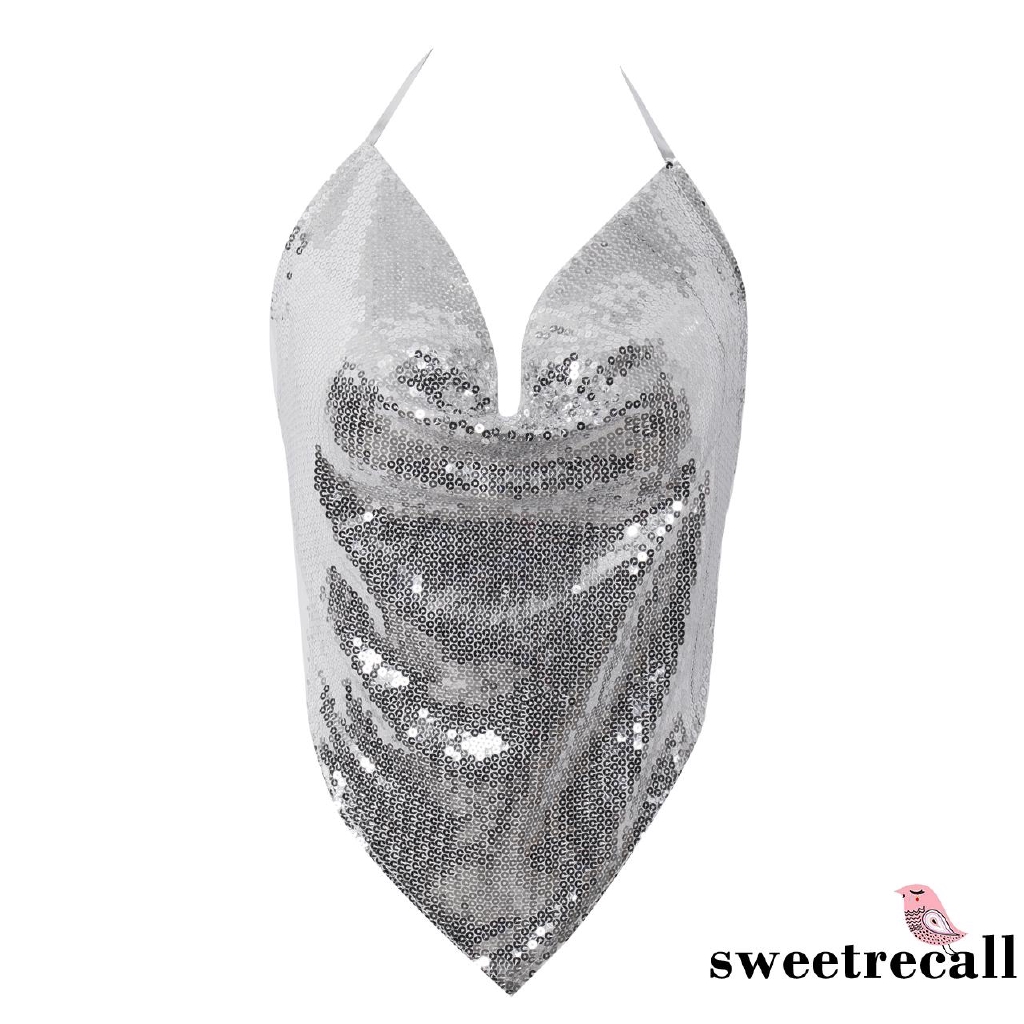 REN-Sexy Bikini Swimwear Women Sequin Bikinis Set Solid Color Swimsuit | BigBuy360 - bigbuy360.vn