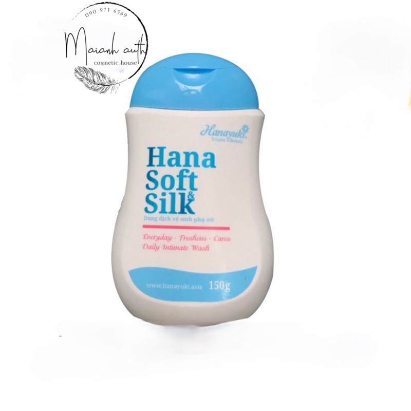 Dung Dịch Vệ Sinh Phụ Nữ Hana Soft Silk Hanayuki Chính Hãng Date 2023