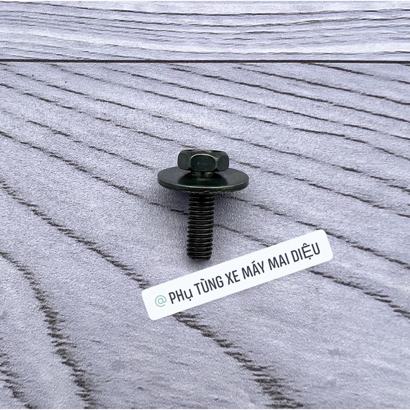 ỐC BẮT MŨ ĐEN NHÁM CHẮN BÙN & DÈ SAU  ĐƠN VỊ : 1 CON