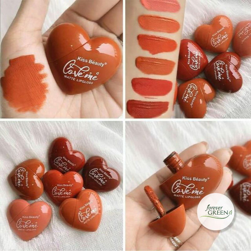 Son Kem Tint Kiss Beauty Trái Tim For Valentine FG080