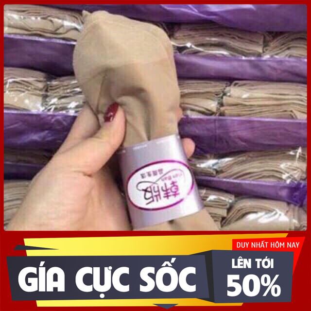 [ Sale 50% ] Lố 10 đôi tất da chân Hàn Quốc siêu dai thời trang lamer