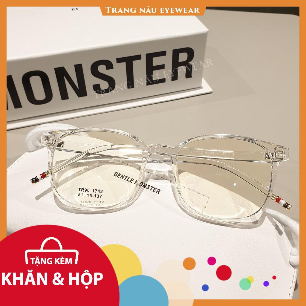 Gọng Kính Cận - Kính Cận Gọng Dẻo Hàn Hot 1742 - Trang nâu eyewear