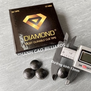 Đầu cơ bida diamond 13mm | đầu gậy bi-a giá rẻ chơi câu lạc bộ