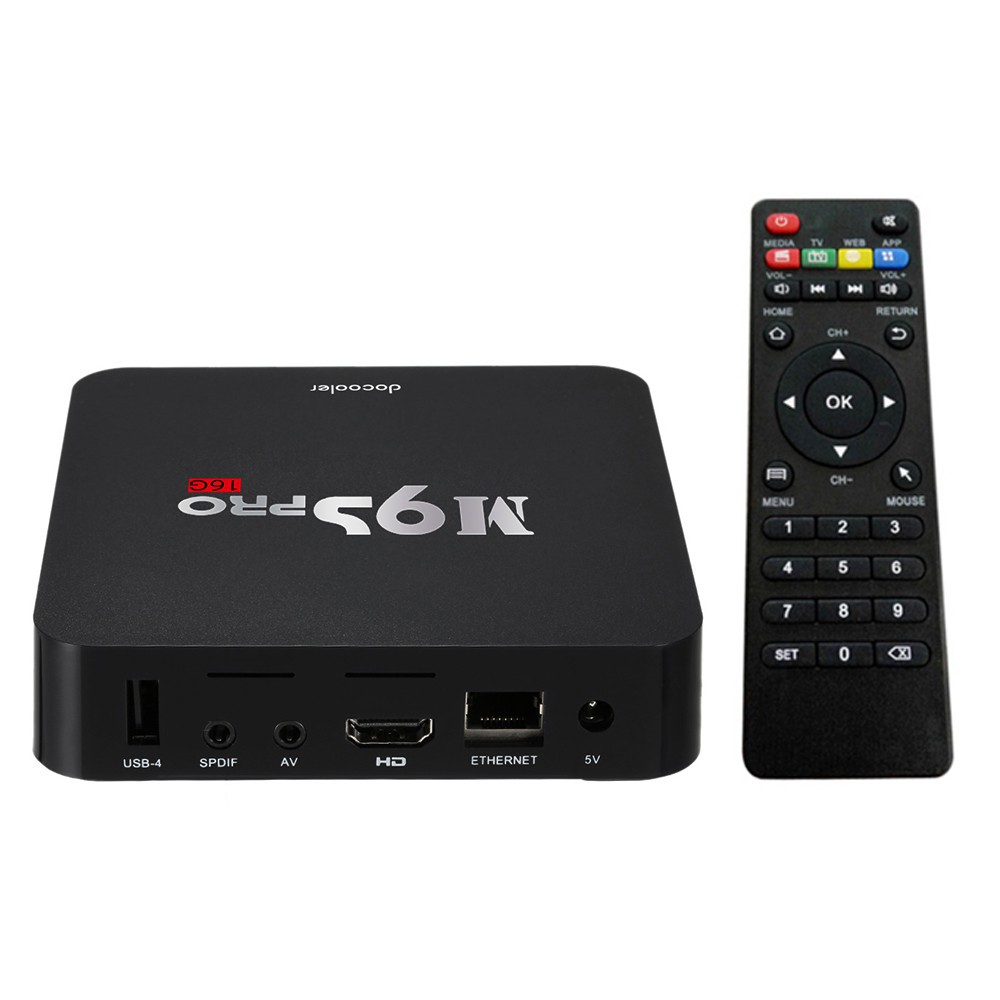 Thiết bị chuyển đổi TV thường thành smart TV docooler m9s-pro Android 7.1 Amlogic S905W Quad Core 2G / 1