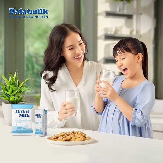 Sữa tươi Đà Lạt Milk thùng 48 bịch•220ml Và 48 hộp*180ml